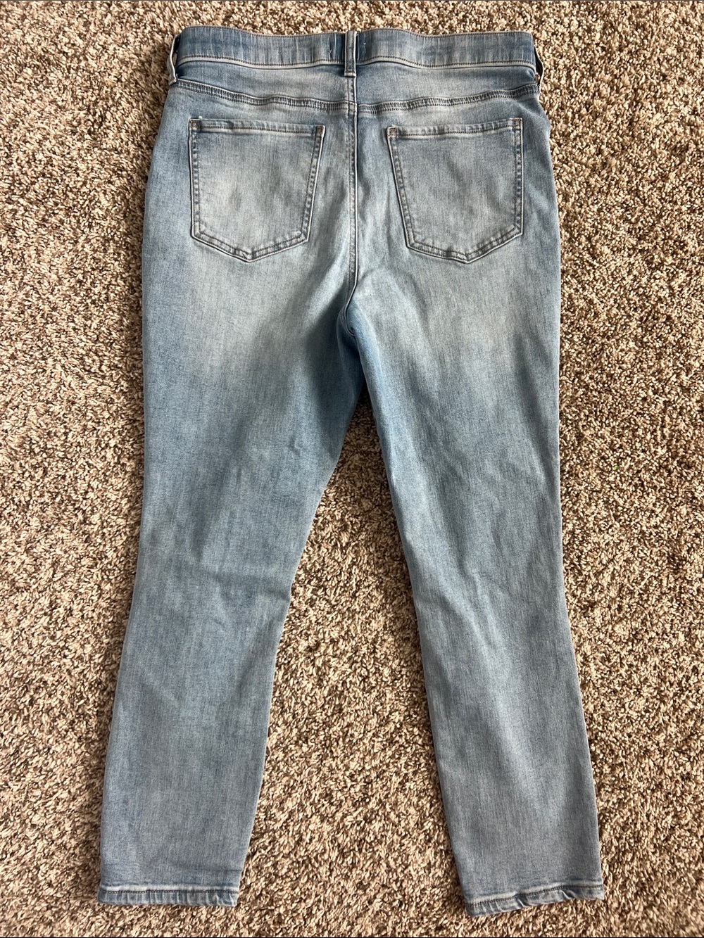 Wonderly Hi-Rise Skinny Crop Distressed Skinny Jeans Size 10R - Picture 8 of 11